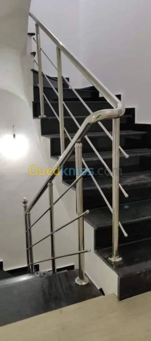 Rampe escalier inox service 10 ans garantes