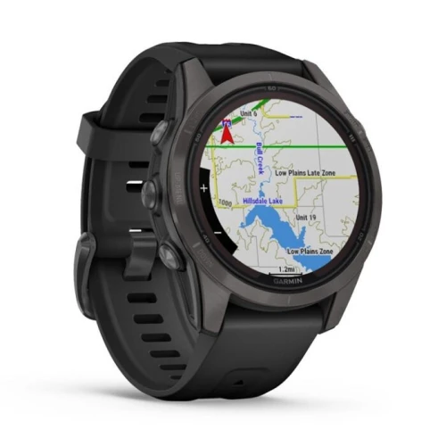 VENDU - GARMIN fēnix 7S Pro Sapphire Solar Edition Titane avec revêtement Carbon Gray DLC