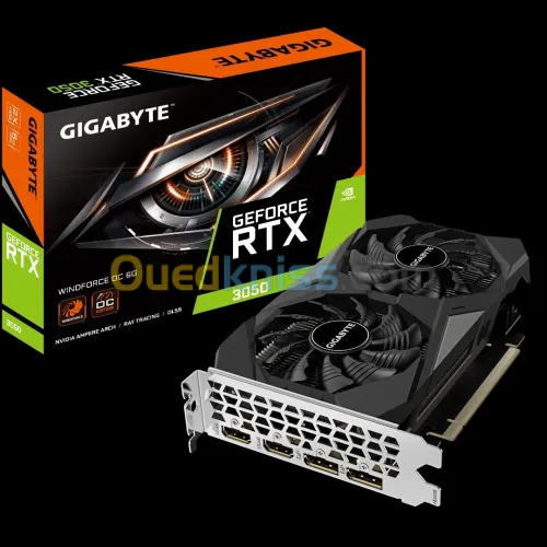 VENDU - Carte graphique GeForce RTX 3050 WINDFORCE OC 6G