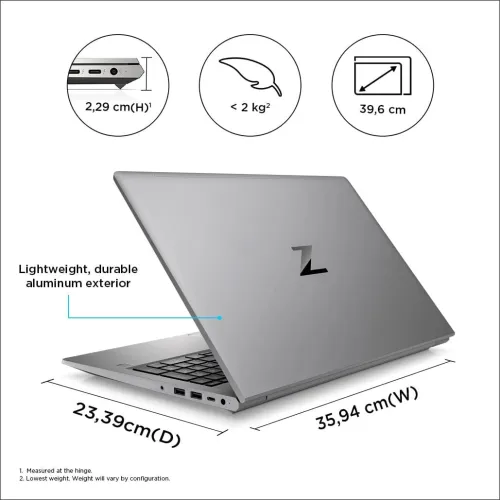 VENDU - HP ZBook Power 15,6 G9 , Intel Core i7-12700H , 16GB RAM DDR5 , 512GB SSD NVMe , NVIDIA T600 4 Go