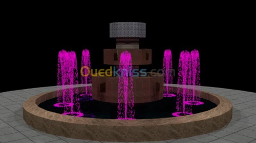 conception et réalisation de jet d'eau