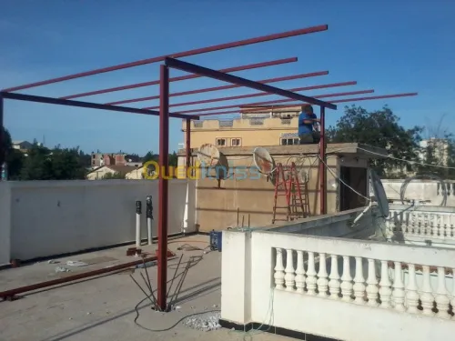 Charpente metalique toiture légère 