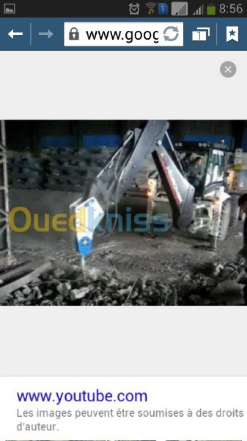 LOCATION D'ENGINS AVEC BRISE ROCHE