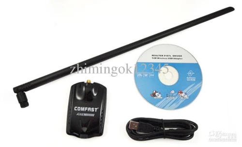 Ethernet Adaptateur sans fil WIFI 980000G haute puissance 3000mW USB WIFI 13dBi