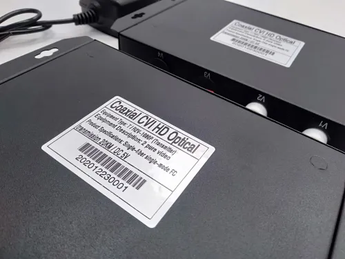 Média Converter BNC To Optique X2 X4 X8 20 Km UP 2 - 4 Mpx