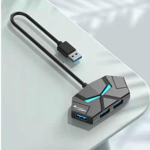 HUB USB 3.0 (4 ports)  Haute Vitesse 5 Gbit/s  RGB