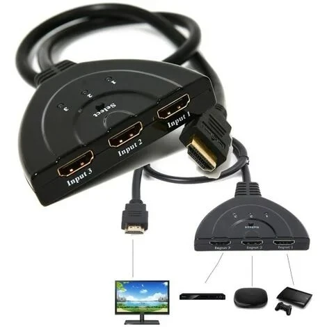 Switch HDMI FHD/2K/4K 3 Ports