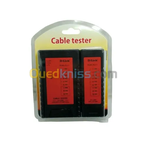 Testeur Câble Réseau RJ-45 & Câble Téléphonique RJ-11 ( Marque D-Link )