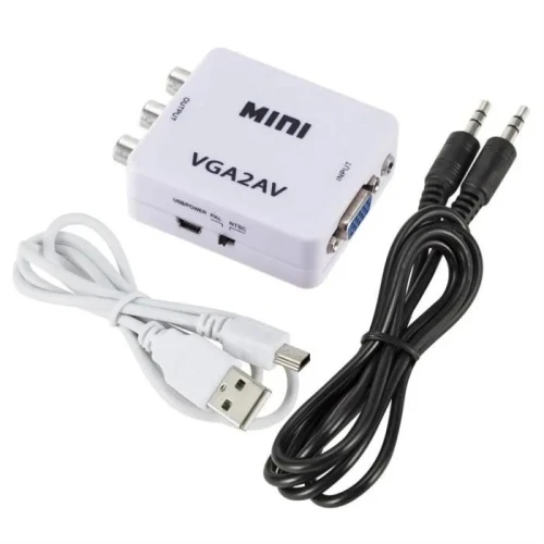Convertisseur AV RCA CVBS BNC To HDMI/VGA