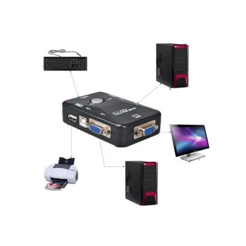 Switch Commutateur KVM USB 2.0 2/4 Ports