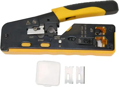 Pince a sertir Réseau Ethernet RJ45 SNAP PLUG & Connecteurs 