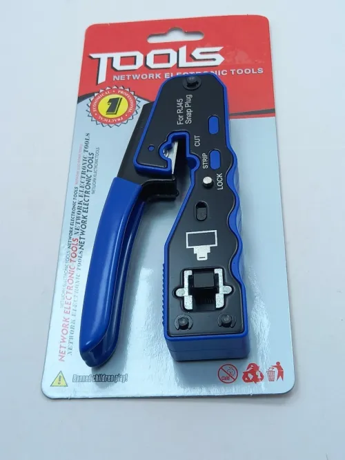 Pince a sertir Réseau Ethernet RJ45 SNAP PLUG & Connecteurs 