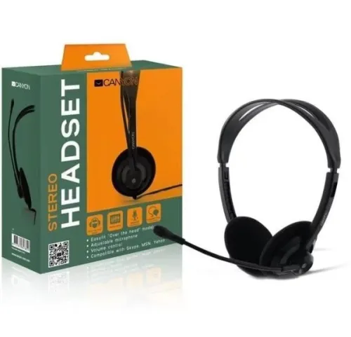 Casque Opérateur CANYON 1,8 M Jack Aux + Mic 