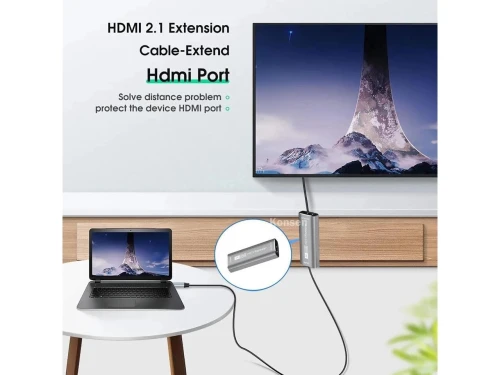 Répéteur/Extenseur HDMI 8K 30 m, Amplificateur de signal HDMI V2.1