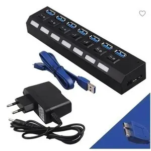 HUB USB 3.0 4/7 Ports Avec Interrupteur  