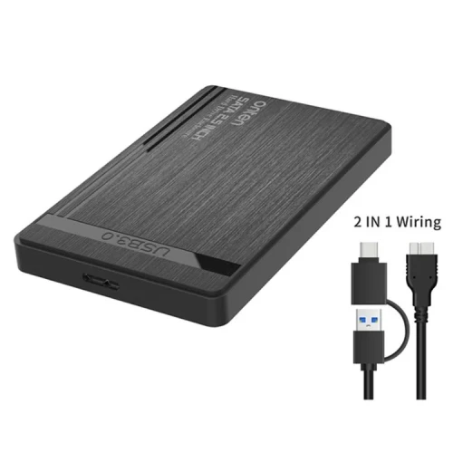 Rack Disque Dur SATA 2.5" USB 3.0 2IN1 Type-C Type-A ONTEN