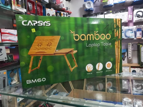 TABLE LAPTOP En Bois + Ventilo + HUB USB