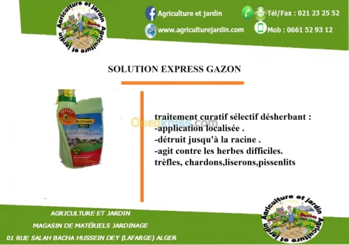 herbicide mauvaises herbes gazon