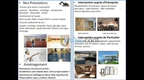 construction et amenagement 