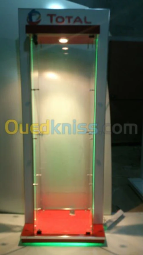 Fabrication de vitrine en verre