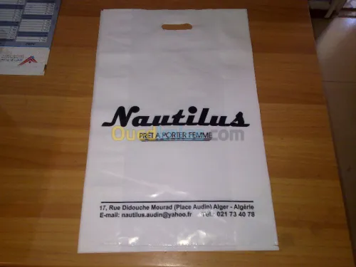 sac en platique personnalisé 