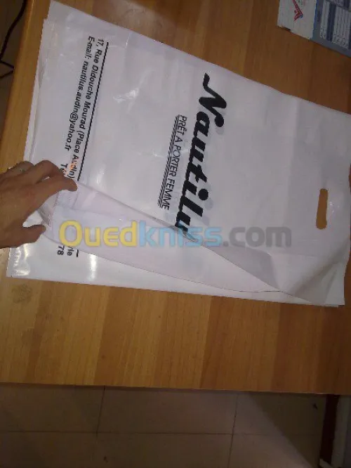 sac en platique personnalisé 