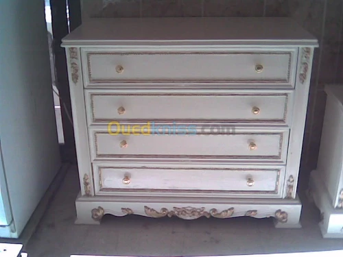 Chambre à coucher blanc ivoire