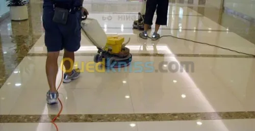 Poncage de beton marbre carellage