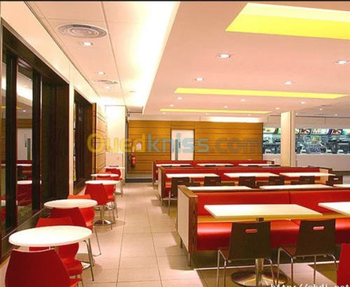Agencement de Restaurants , Fast food 