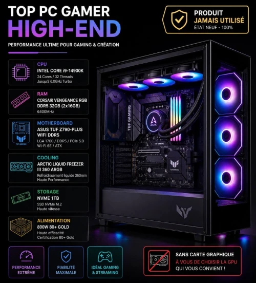 PC GAMER HIGH-END À VENDRE