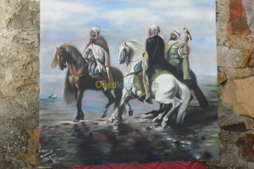 Tableau : La chasse au faucon 