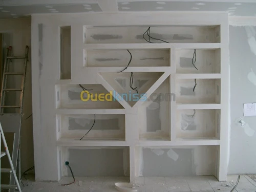 platrerie placo ba13 decor 3d