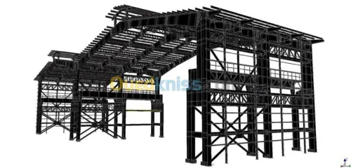 Dessin charpente métallique