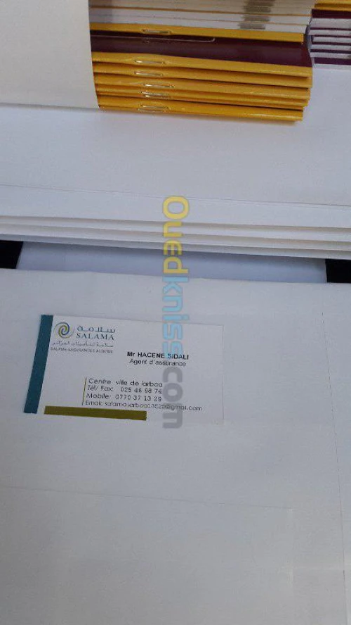 impression numérique carte visite