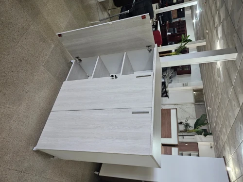 BUREAU OPÉRATEUR GRIS CLAIR