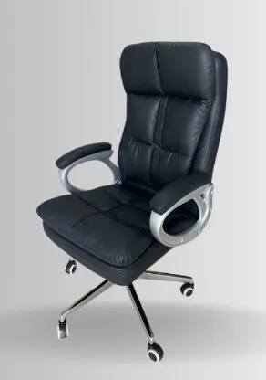CHAISE EN CUIR ET CUIR  SYNTHETIQUE