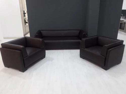 SALON D'ATTENTE EN SIMILI-CUIR