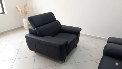 Salon cinq places rabattable simili cuir