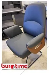 CHAISE EN CUIR ET CUIR  SYNTHETIQUE