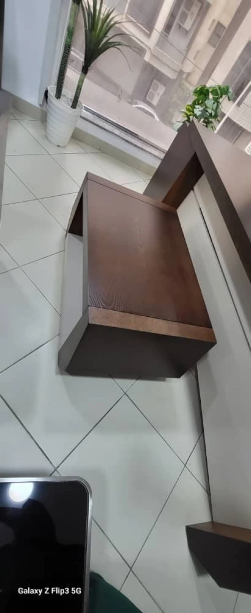 ENSEMBLE DE BUREAU EN PDF PLACAGE EN BOIS CHENE