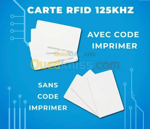CARTE PVC RFID 125KHZ