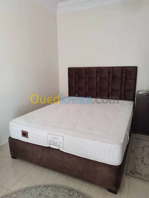 Lit 2 places avec coffre + matelas 