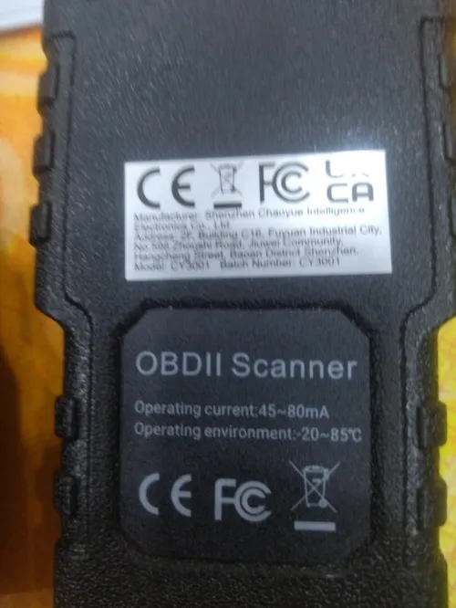 Scanner pour véhicule 