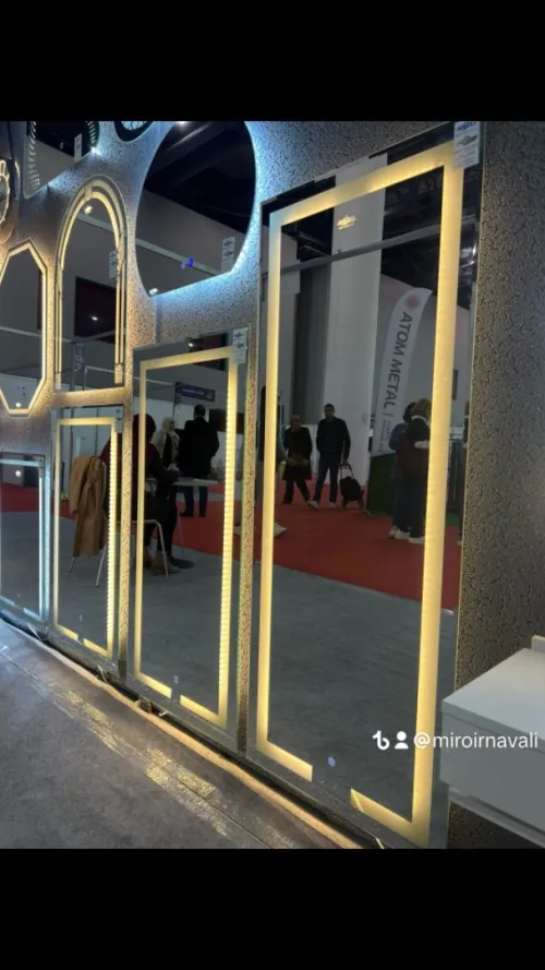 صناعة وبيع المرايا المضيئة  ب led