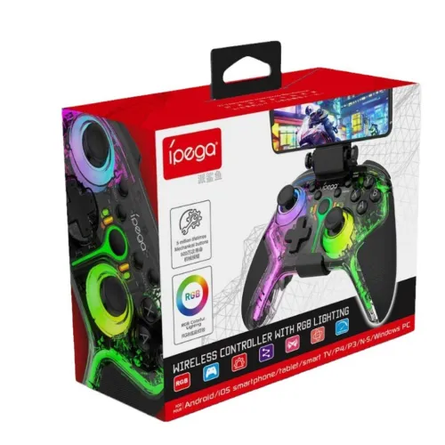 Manette Sans Fil IPEGA PG-9666TH  Éclairage RGB Multicolore