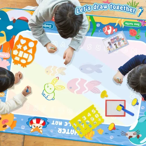 Tapis Magique de Dessin à lEau avec Stylo pour Enfants