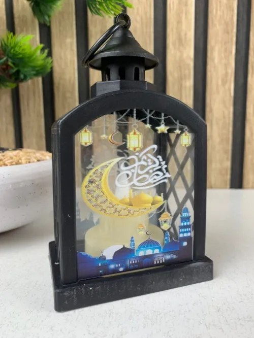 Lanterne LED Décorative pour Ramadan Effet Flamme Ambiance