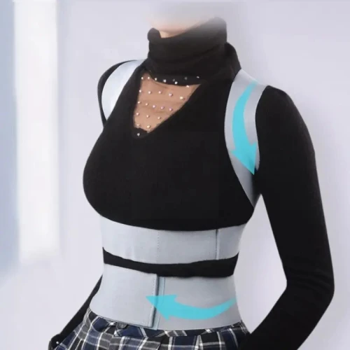 Ceinture Correcteur de Posture du dos réglable, respirant - حزام مصحح وضعية الظهر قابل للتعديل