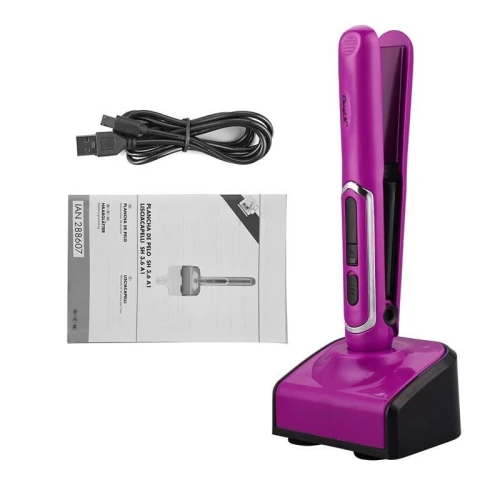 Lisseur à cheveux Portable Recharge USB avec Support