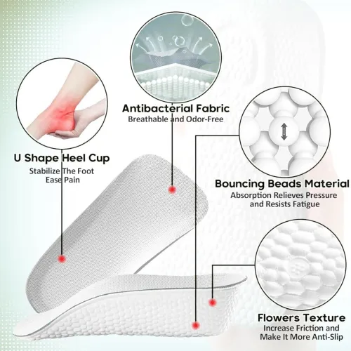 Semelles Augmentant la Taille 3.5cm  Soutien Orthopédique